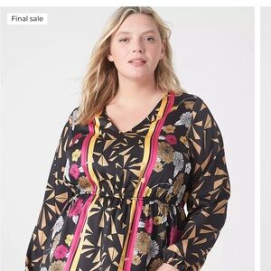 Lane Bryant floral blouse